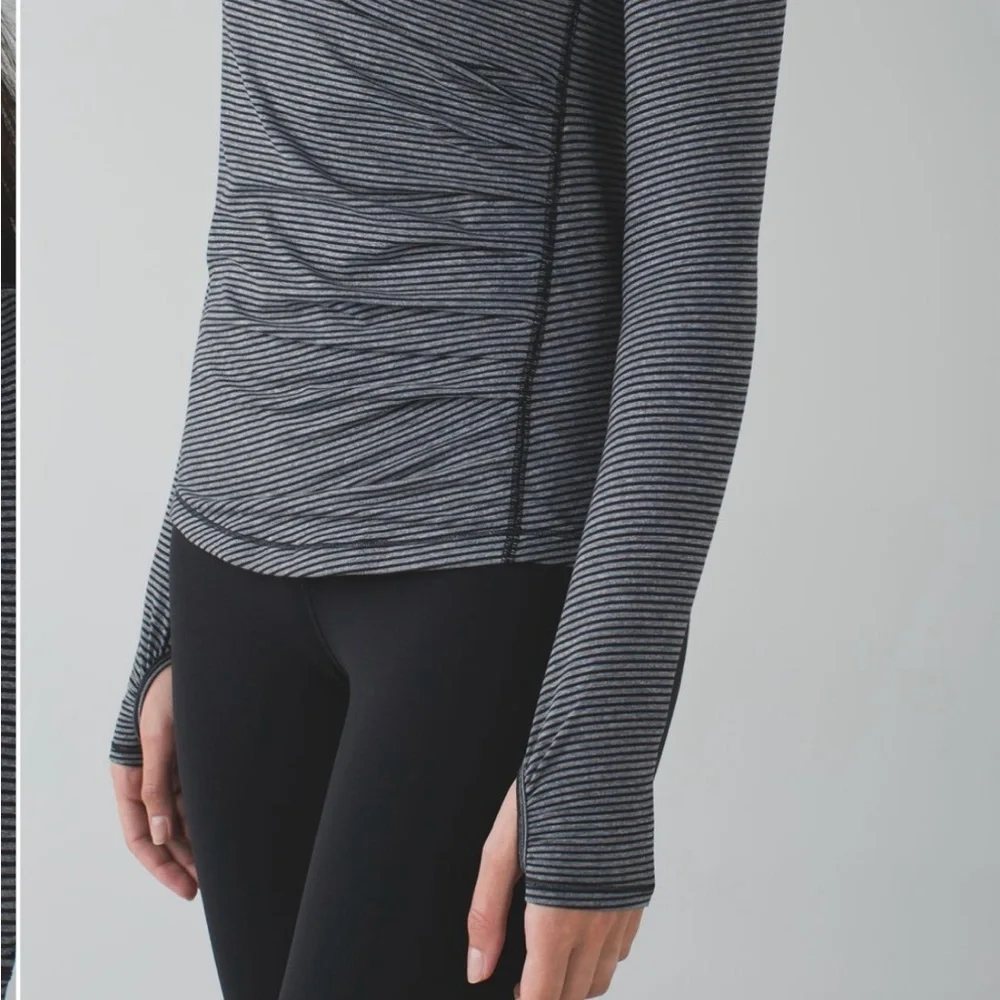 Lululemon Sunset Salutation Striped Long Sleeve Top